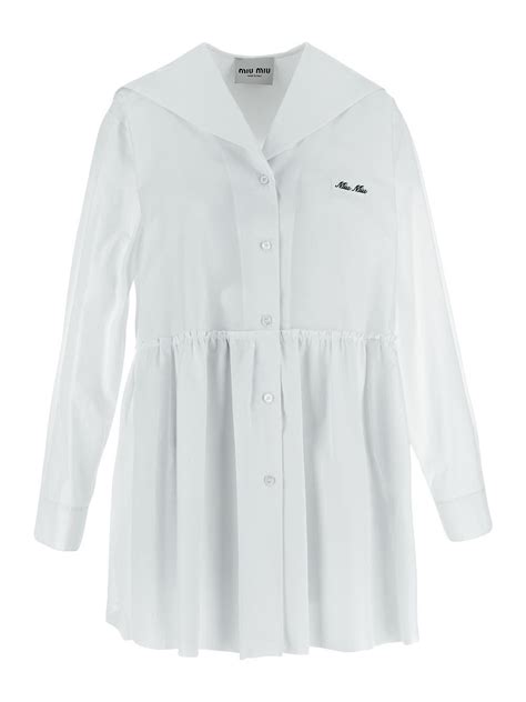 miu miu shirt dress|miu outlet.